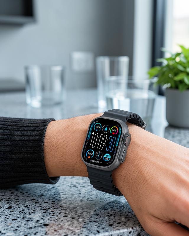 AMOLED Akıllı Saat Bluetooth Arama Su Geçirmez Yeni Nesil
