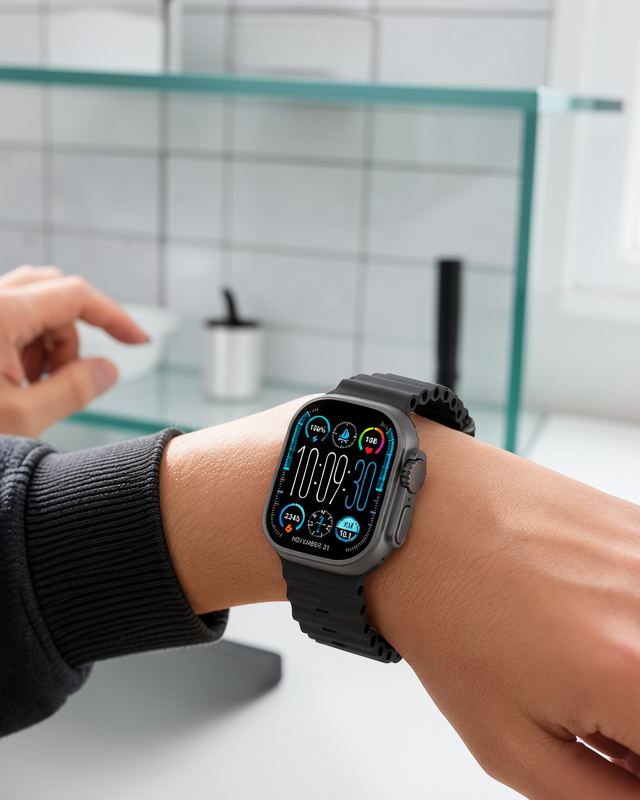 AMOLED Ekran 49mm Ultra Tasarım 3 Kordonlu Akıllı Saat Yeni Nesil