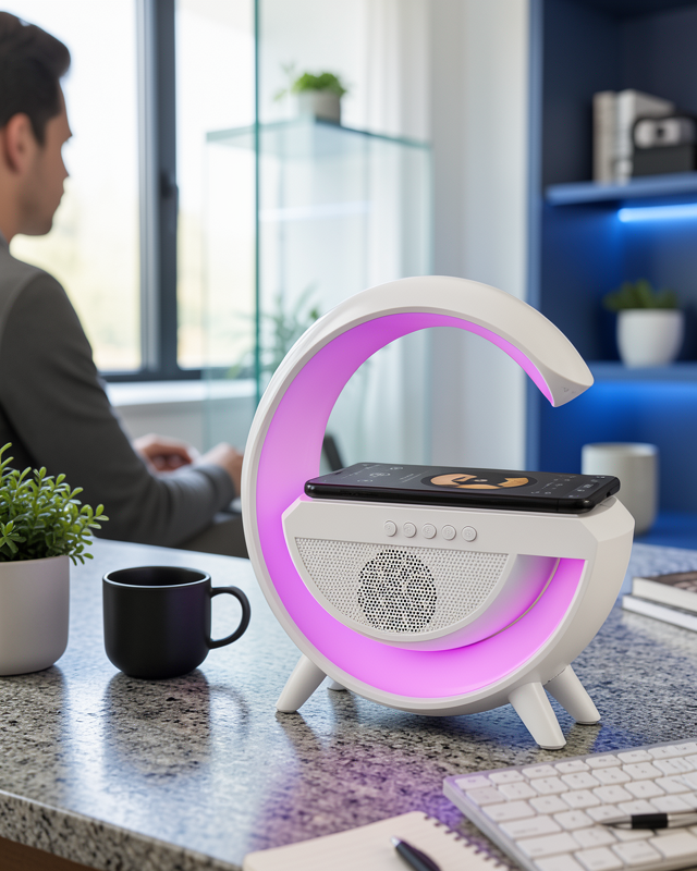 Yeni Nesil Bluetooth Hoparlör Speaker 5.0 Taşınabilir G Şeklinde Powerbankli Yeni Nesil