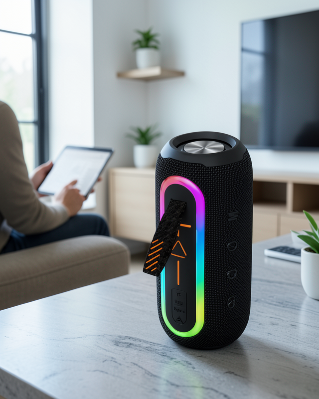 Bluetooth Hoparlör Uzun Pil Ömrü Taşınabilir Yüksek Ses Kaliteli Yeni Nesil