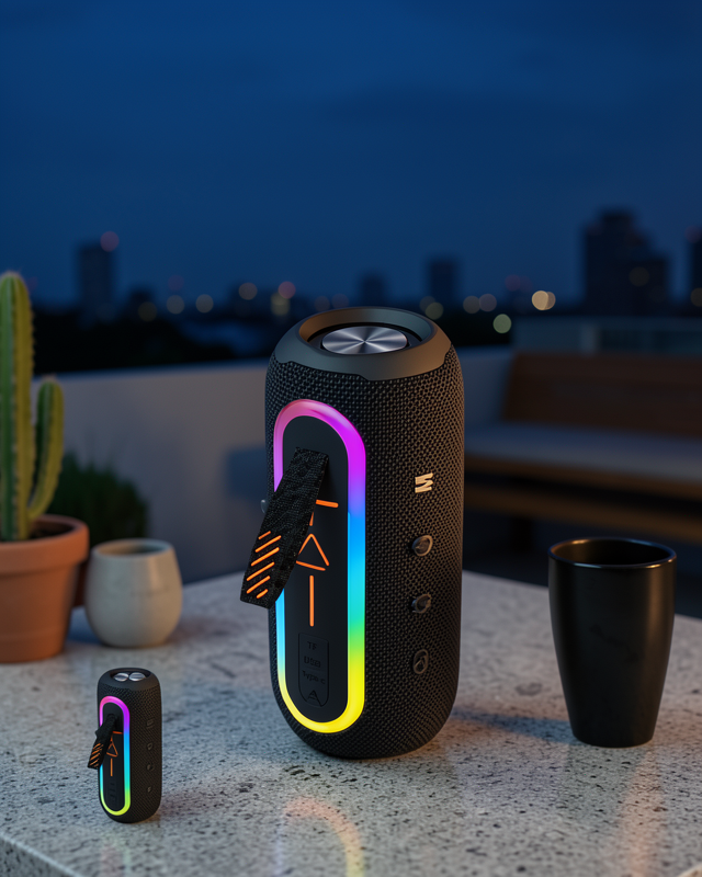 Bluetooth Hoparlör USB Şarjlı Uzun Pil Ömrü Android ve İOS Uyumlu Renkli Yeni Nesil