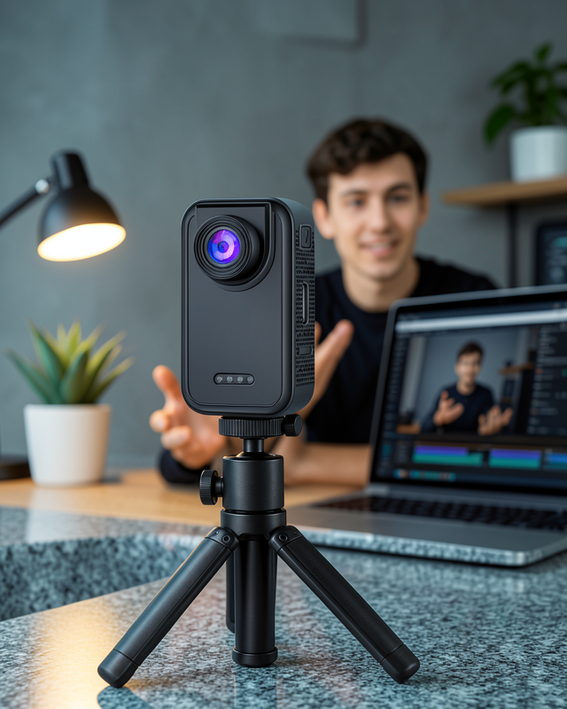 Günlük Kullanıma Uygun Mini Video Kamera Vlog Çekimleri İçin Yeni Nesil