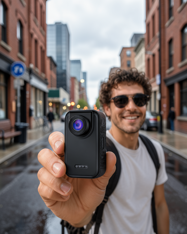 Vlog, Seyahat ve Günlük Video Çekimleri İçin Mini Kamera Yeni Nesil