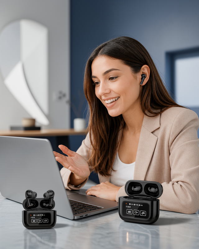 2025 Model Bluetooth Kulaklık Dokunmatik Ekran Yüksek Ses Kalitesi Yeni Nesil