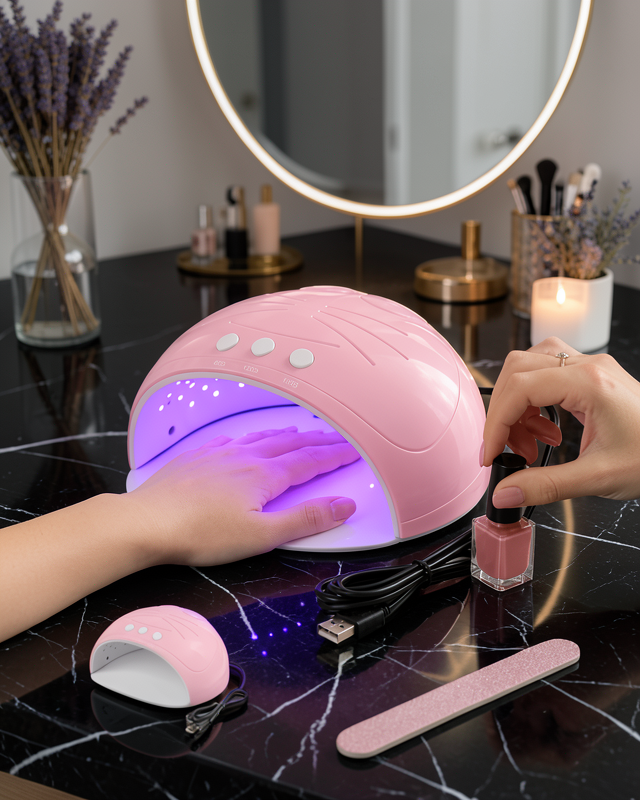 45W Güçlü Ultraviyole Işıklı Oje Kurutucu Cihaz Yeni Nesil