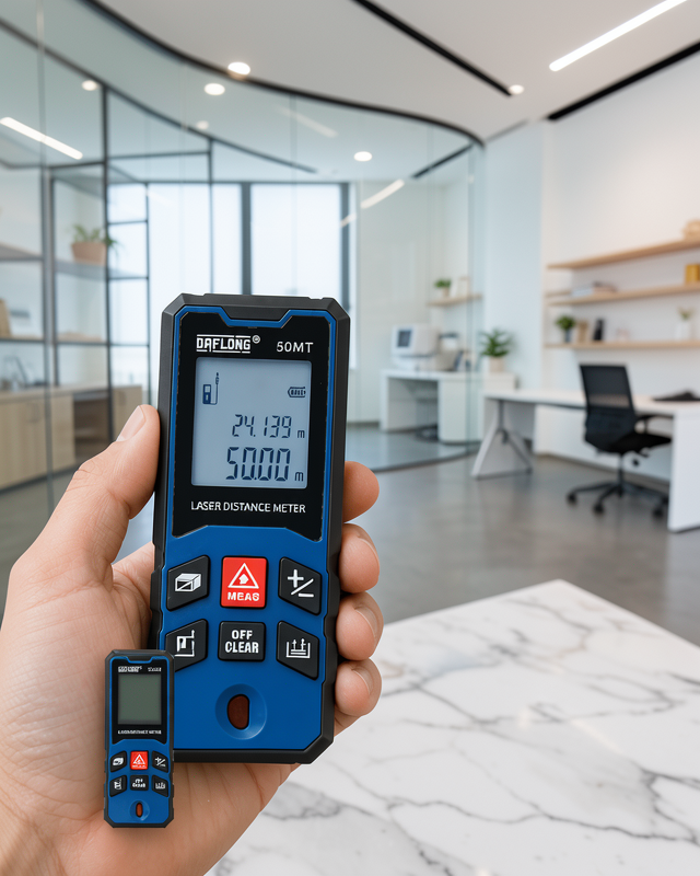 Profesyonel Lazer Metre Hassas Ölçüm ve Dijital Ekran Yeni Nesil