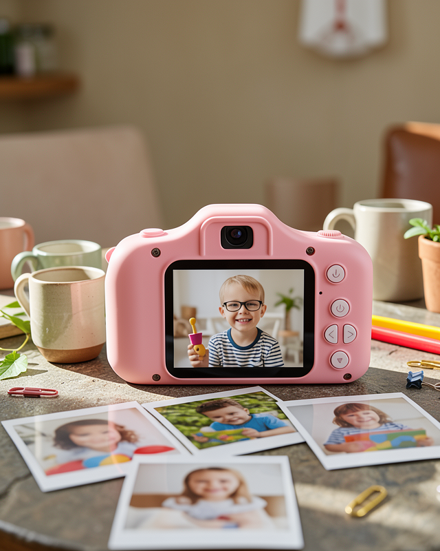 Kompakt Dijital Kamera HD Video ve Fotoğraf Kayıt Özellikli USB Şarjlı Mini Cihaz Yeni Nesil