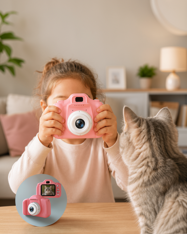 HD Video Kayıt Özellikli Mini Dijital Kamera Fotoğraf Çekimli USB Şarjlı Yeni Nesil