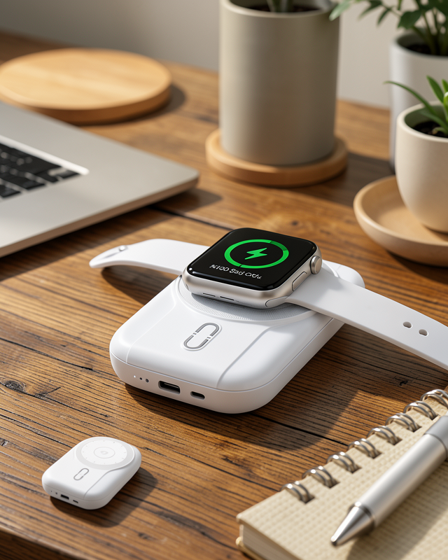 Kablosuz ve Kablolu Şarj Destekli 10000 mAh Taşınabilir Powerbank Yeni Nesil