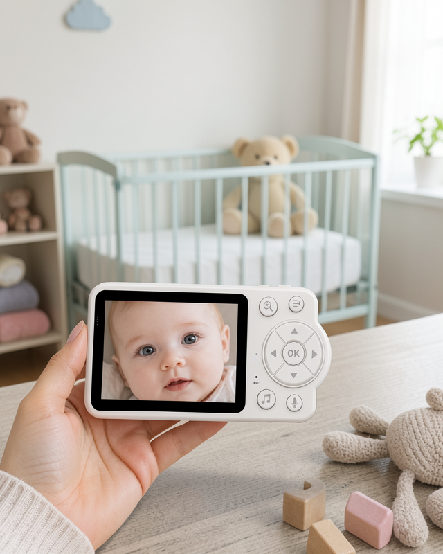 FHSS Teknolojili Güvenli Bebek Monitörü Net Görüntü Yeni Nesil