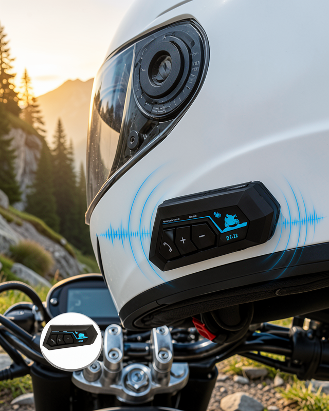 Bluetooth Kask Kulaklığı Intercom 5.0 Bluetooth Android ve İOS Uyumlu Yeni Nesil
