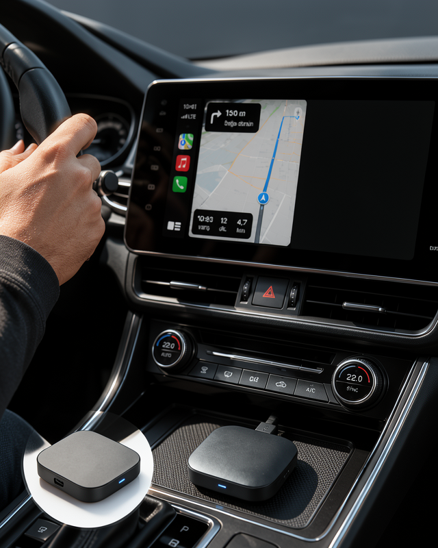 Çift Bant WiFi Android Auto Kablosuz Bağlantı Cihazı Yeni Nesil
