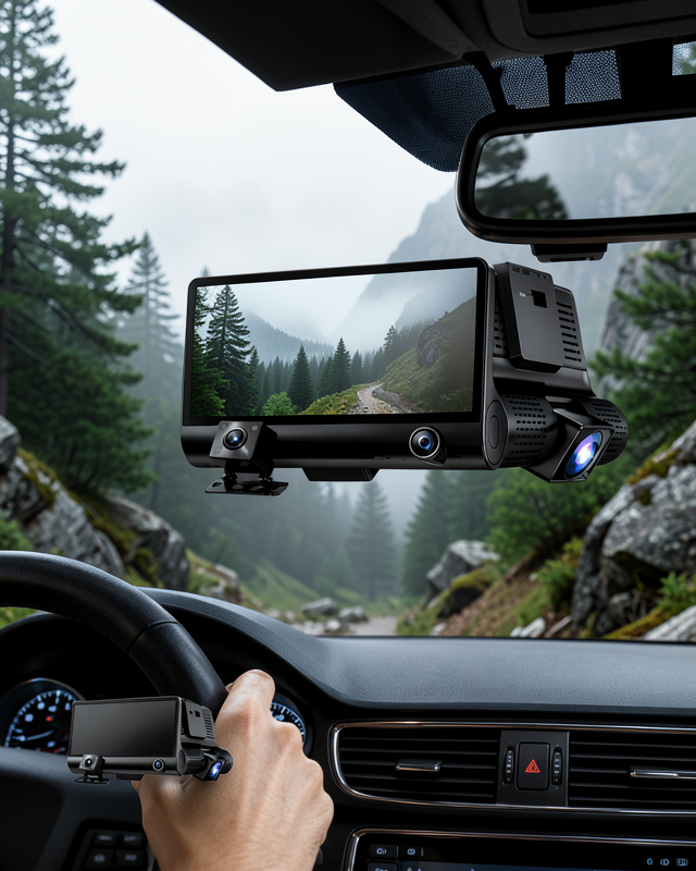 Çift Lens Araç Güvenlik Kamerası G Sensörlü Full HD Yeni Nesil