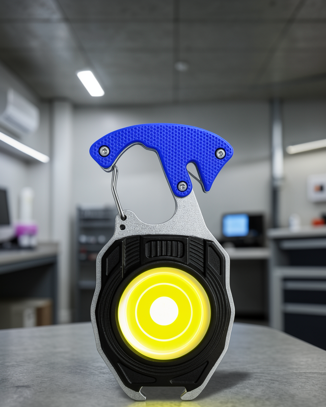 Araç Kamp Outdoor ve Tamir İşleri İçin Çok Amaçlı COB LED Şarjlı Kurtarma ve Çalışma Feneri