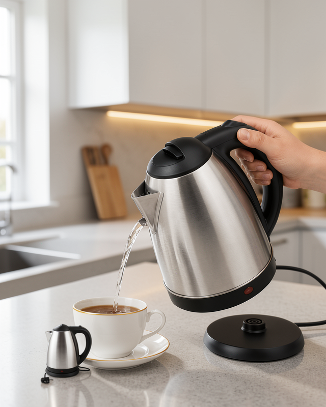 Çelik Su Isıtıcı Kettle Dayanıklı Paslanmaz Çelik Uzun Ömürlü