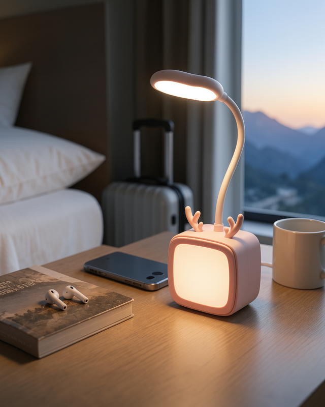 Modern Tasarımlı Şarj Edilebilir LED Gece Lambası