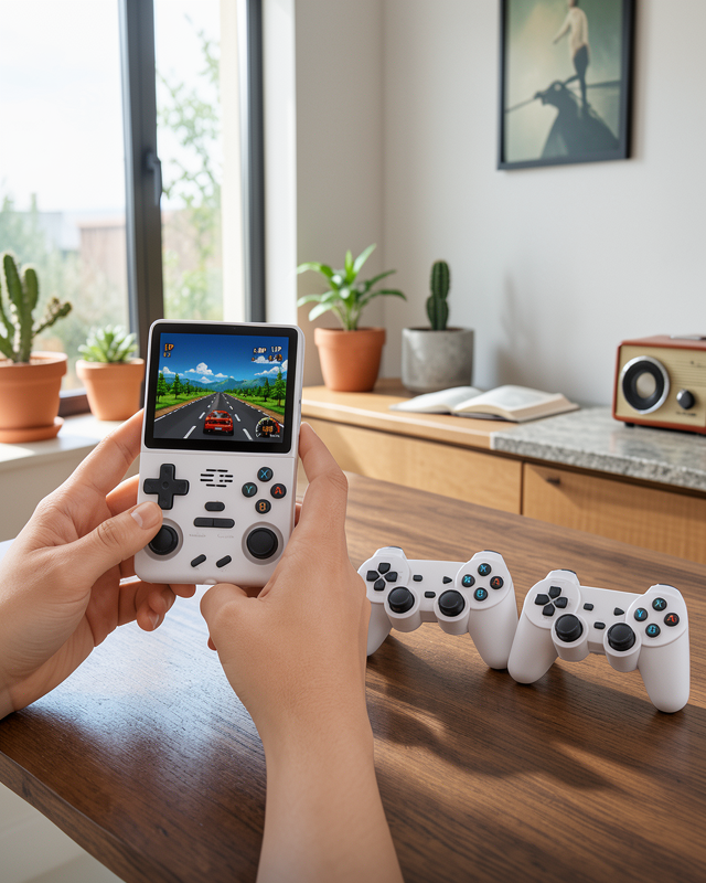 Taşınabilir El Konsolu Kablosuz Gamepadli Yeni Nesil