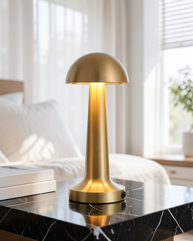 Şarjlı Dimmerli LED Masa Lambası – 4-8 Saat Aydınlatma Yeni Nesil