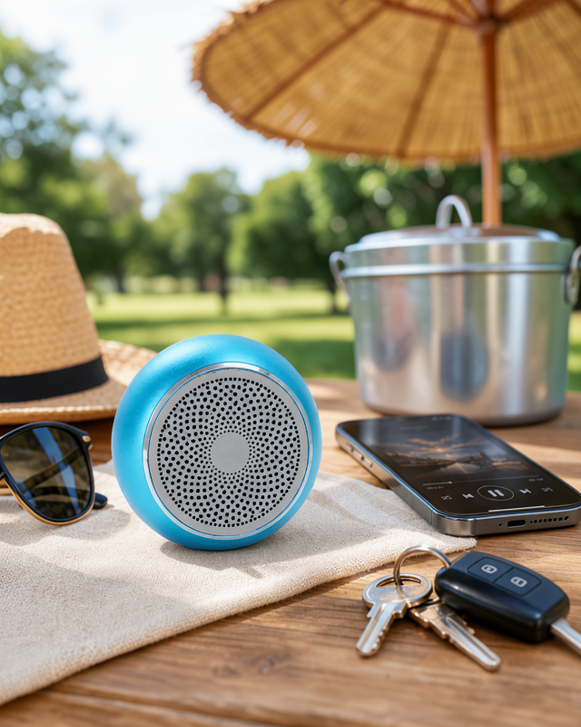 Alüminyum Gövdeli Mini Bluetooth Hoparlör – Dayanıklı ve Şık Tasarım Yeni Nesil