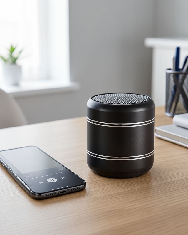 Taşınabilir Silindir Tasarım Bluetooth 5.0 Hoparlör Yüksek Bas Performanslı Yeni Nesil