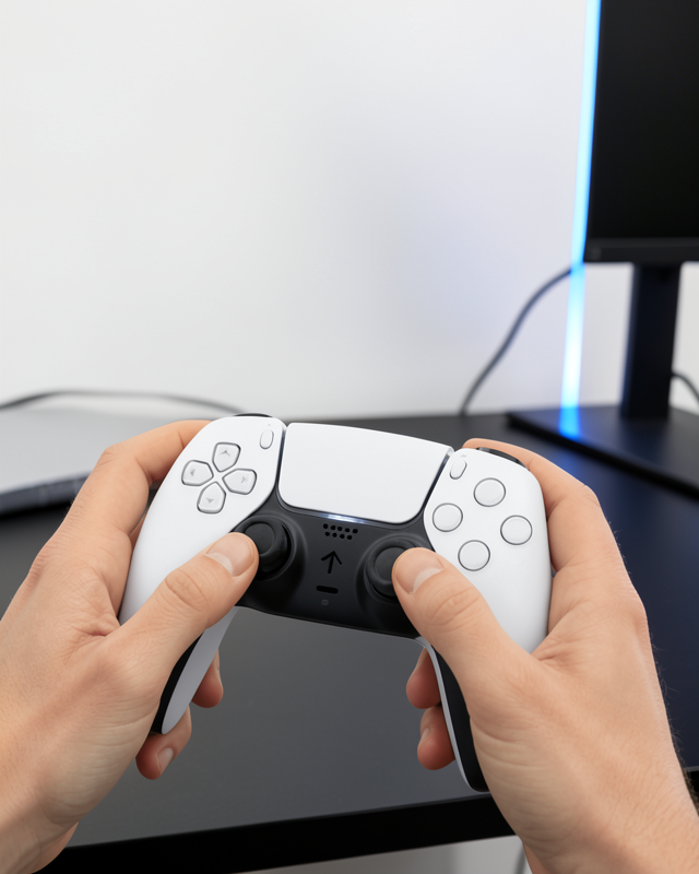 Kablosuz PS5 Oyun Kumandası Hızlı Tepki ve Ergonomik Tutuş Yeni Nesil