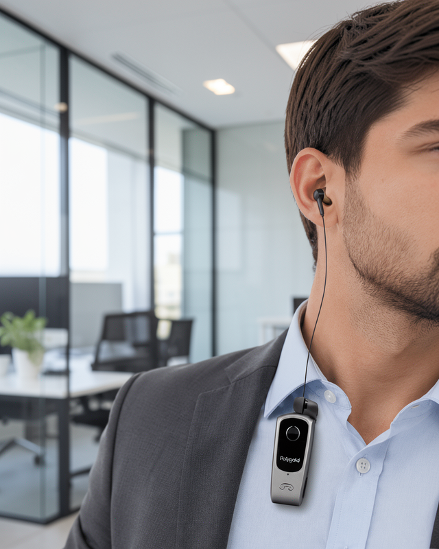 Klipsli Tasarımlı Bluetooth Kulaklık Uzun Pil Ömrü