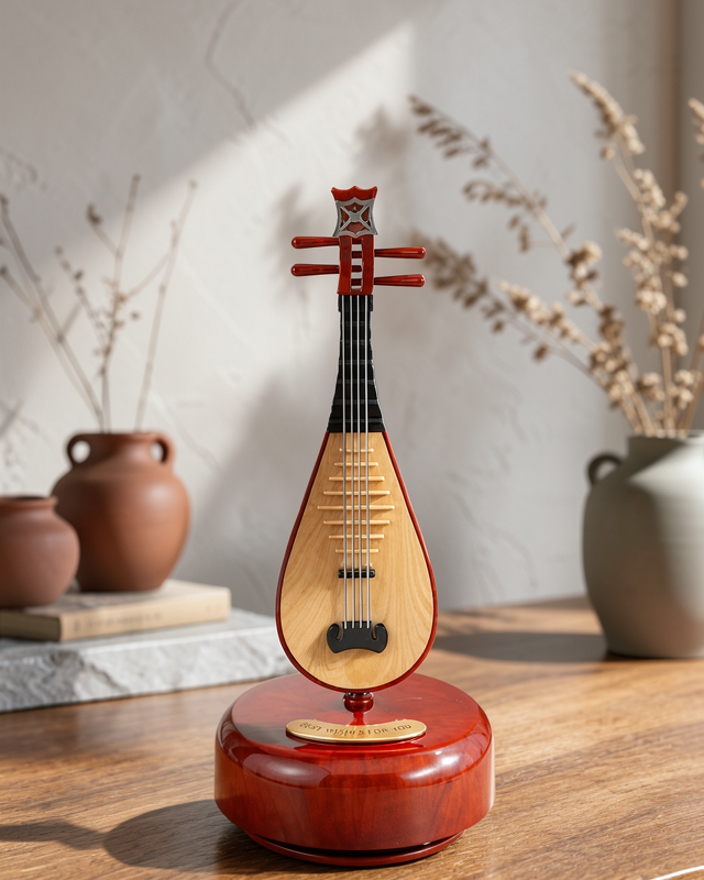 Ud Sembolü Müzik Kutusu Estetik Tasarım Melodi Destekli