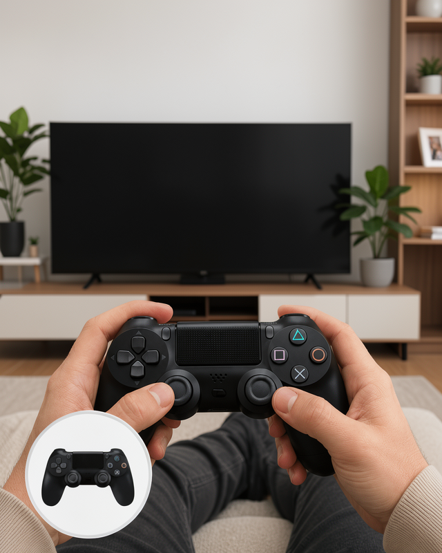 Kablosuz Titreşimli Oyun Kolu – Yüksek Hassasiyetli Analog Kontrol ve Ergonomik Tutma Yeni Nesil