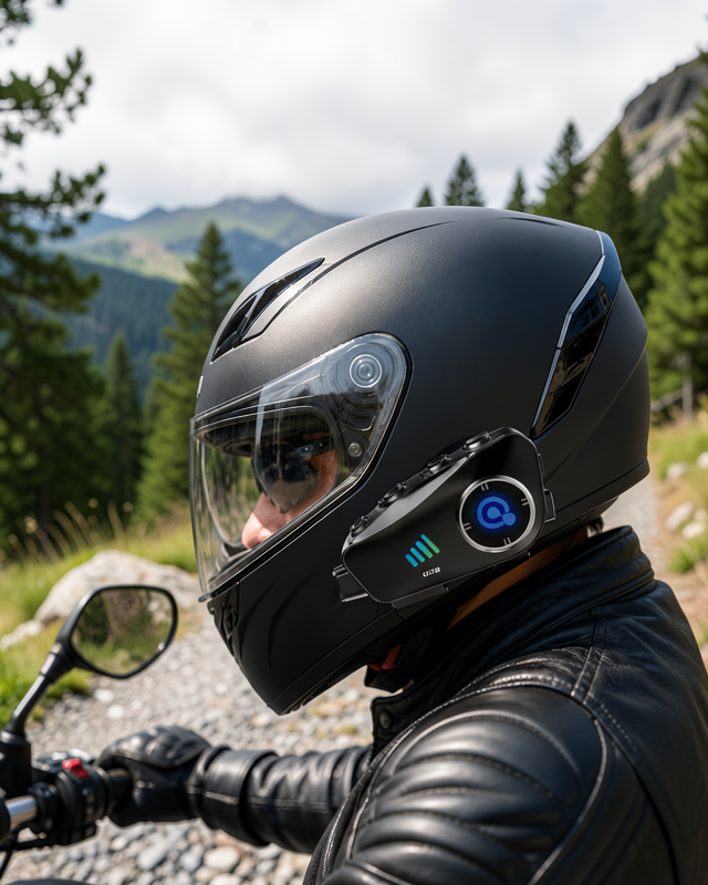 Q28 Kameralı Motosiklet Kask Kulaklık Bluetooth 5.3 Su Geçirmez 1080P HD Yeni Nesil