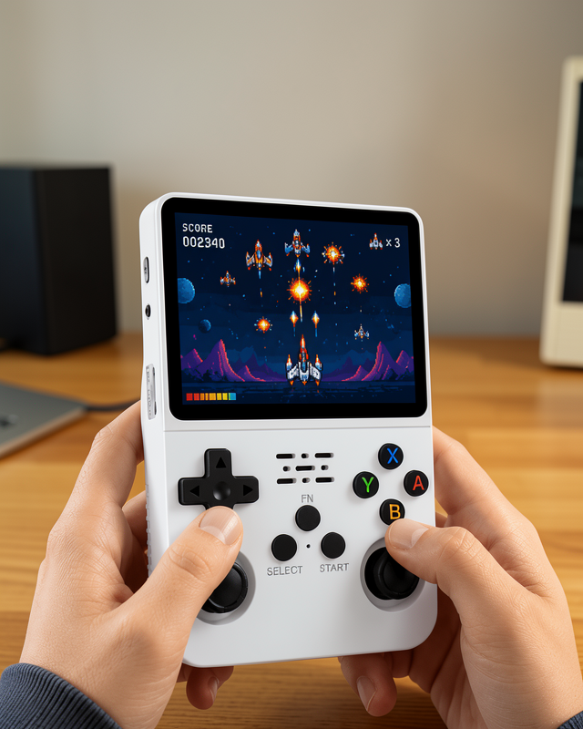 Retro El Konsolu 64 GB – 15.000 Oyun, Geniş Platform Desteği, 3.5” IPS Ekran Yeni Nesil