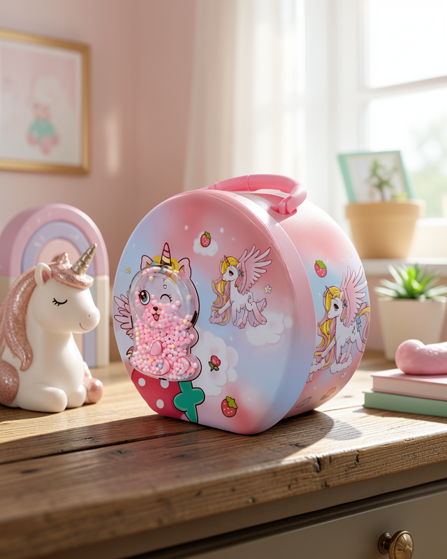 Mini Çocuk Para Kasası Gizli Saklama ve Birikim Kutusu