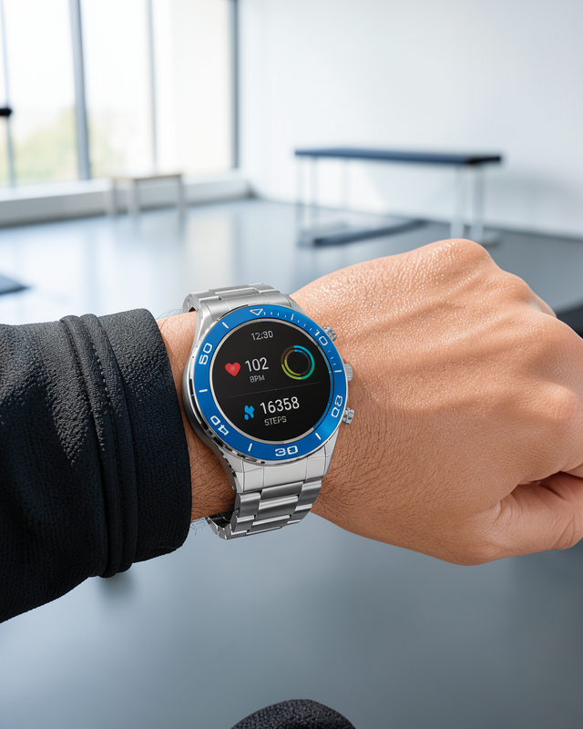 2025 Model Yuvarlak Ekran Android ve İOS Uyumlu GPS Takibi Yapabilen Akıllı Saat Yeni Nesil