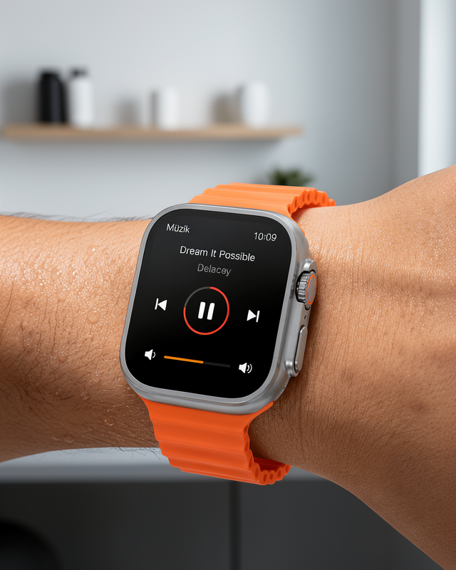 Yeni Nesil 3 Kordonlu Kol Saati 49 MM Amoled Ekran Akıllı Saat