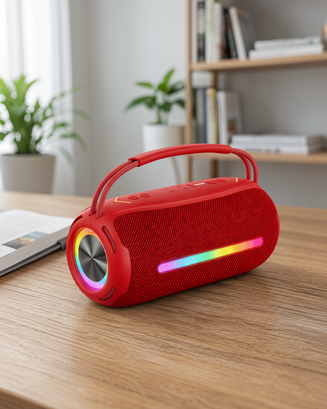 RGB Işıklı Taşınabilir Hoparlör – Çoklu Bağlantı Desteği