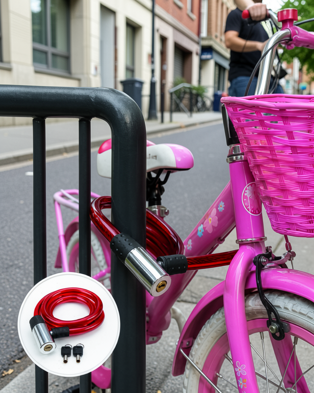 Bisiklet, Elektrikli Scooter ve Çocuk Bisikletleri İçin Güvenlik Kilidi