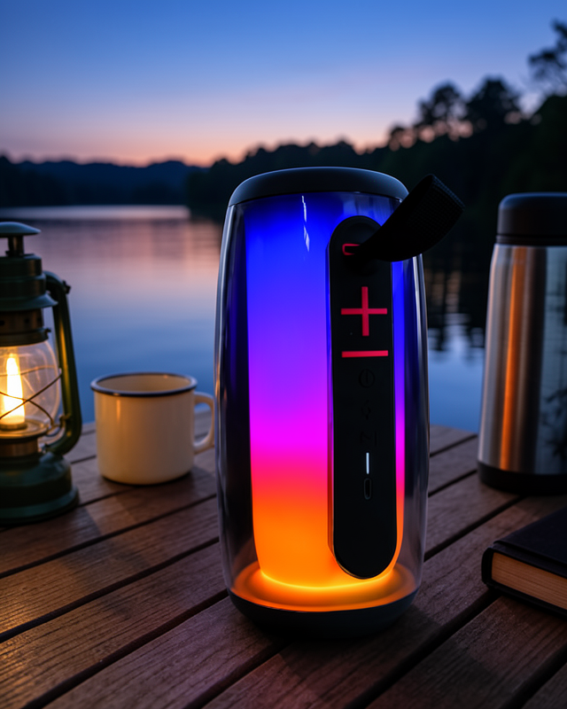 RGB Aydınlatmalı Kablosuz Bluetooth Hoparlör USB Bellek TF Kart Destekli