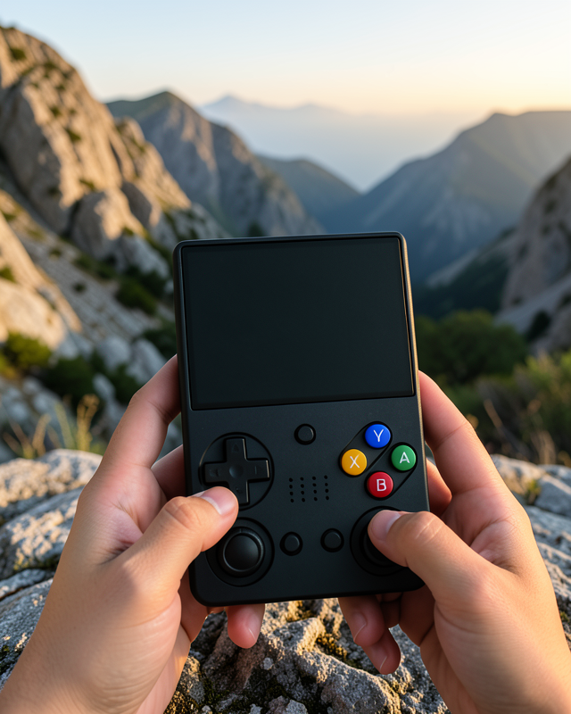 Retro Taşınabilir Oyun Konsolu 3.5 İnç IPS Ekran 26 Emülatör Destekli 64GB El Tipi Oyun Cihazı