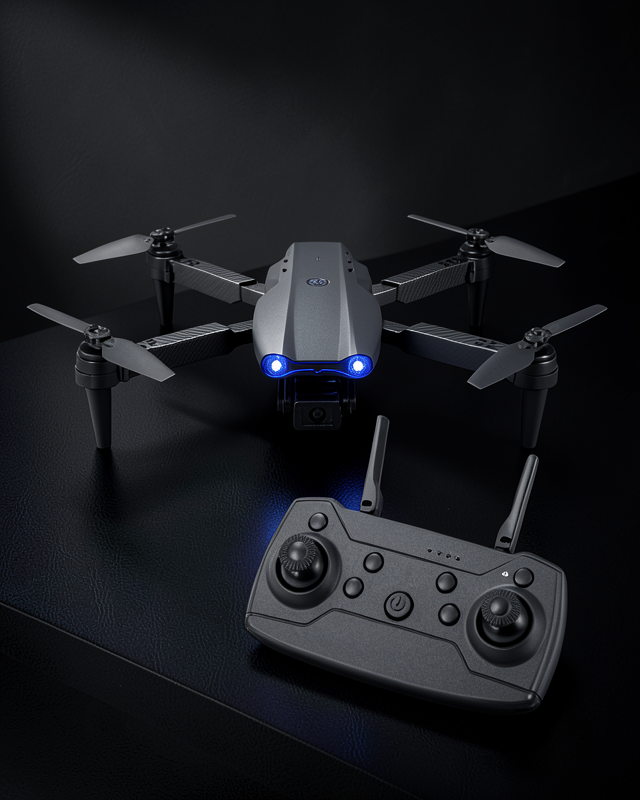 E99 Pro 4K HD Kameralı Katlanabilir Drone APP Kontrollü Uzaktan Kumandalı Mini Drone