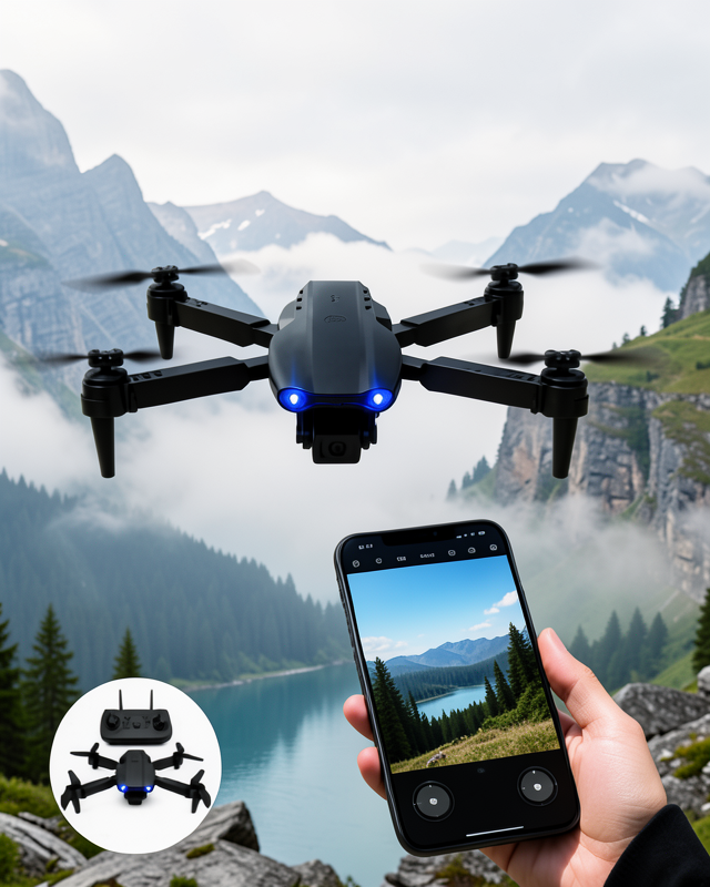 99 Pro Akıllı Kamera Drone Katlanabilir Gövde 4K HD Kamera ve APP Kontrolü