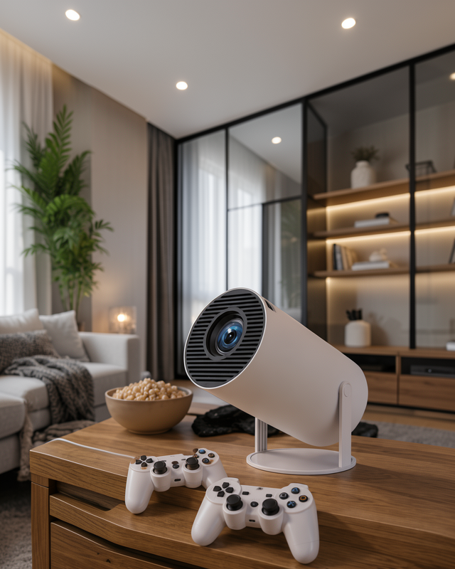 4K Wireless Çift Kollu Kumandalı Oyun Projeksiyonu Retro Video Oyunu Yeni Nesil