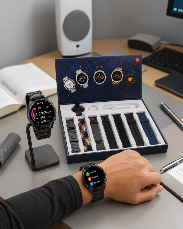 Yeni Nesil Akıllı Saat 2024 Model Uyku ve Sağlık Takibi Bluetooth Bağlantılı Yeni Nesil