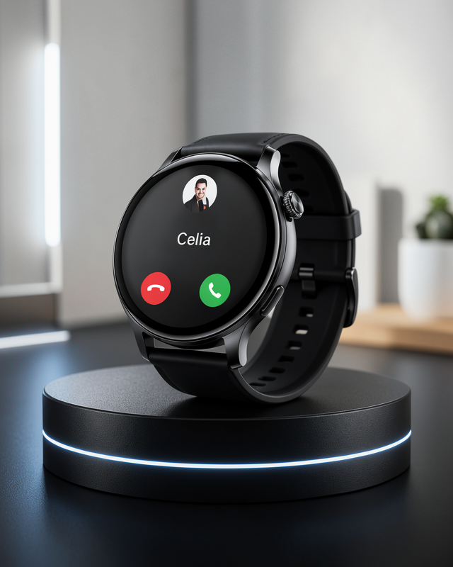 Akıllı Saat Bildirim Görme Amoled Ekran GPS Uyumlu Sesli Görüşme