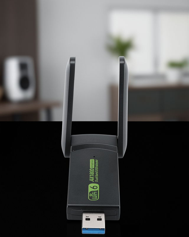 Wifi Adaptör Çift Bantlı Kablosuz Wifi Adaptörü