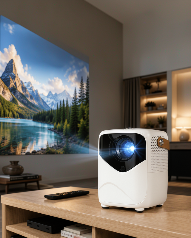 Taşınabilir Android Projeksiyon Wifi Destekli 4K Multimedia Tabanlı Ev Ve Ofis Tipi