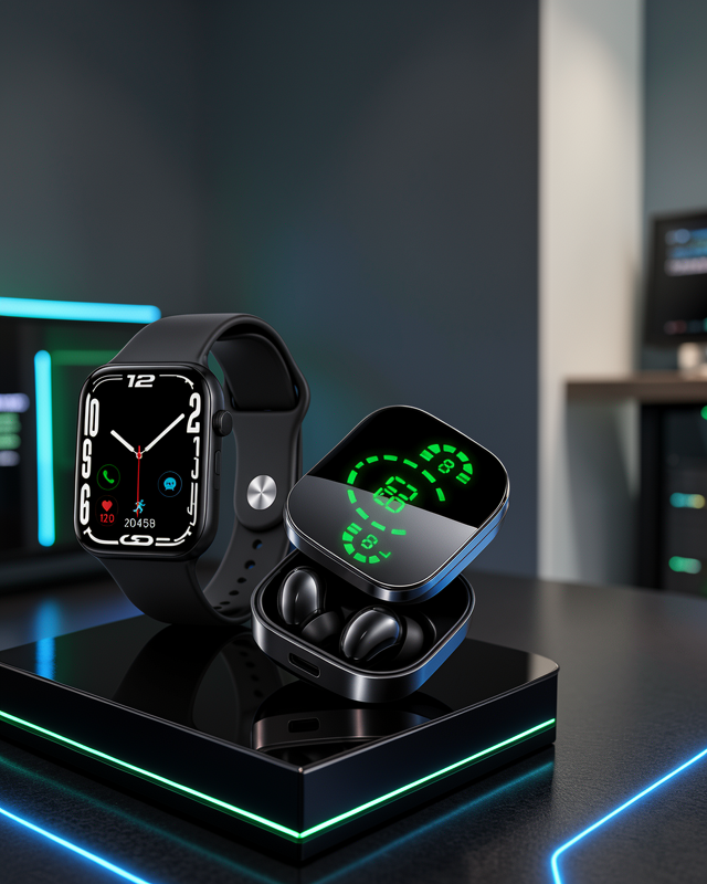 Yeni Nesil Akıllı Saat ve Ucuz Kaliteli Bluetooth Kablosuz Kulaklık Amoled Ekran