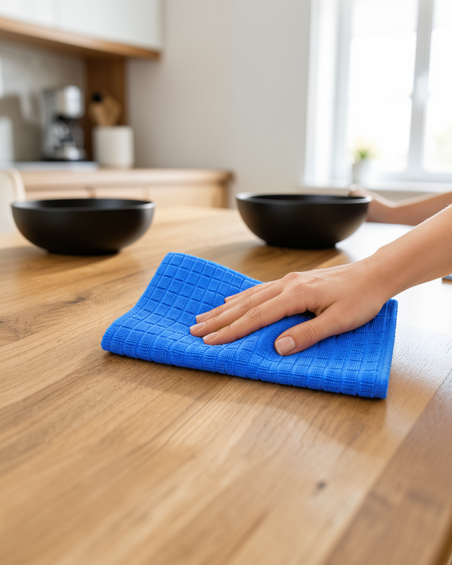 Profesyonel Mikrofiber Temizlik Bezi Çok Amaçlı Yüksek Emici Çizmeyen Temizlik Bezi 40x40 cm