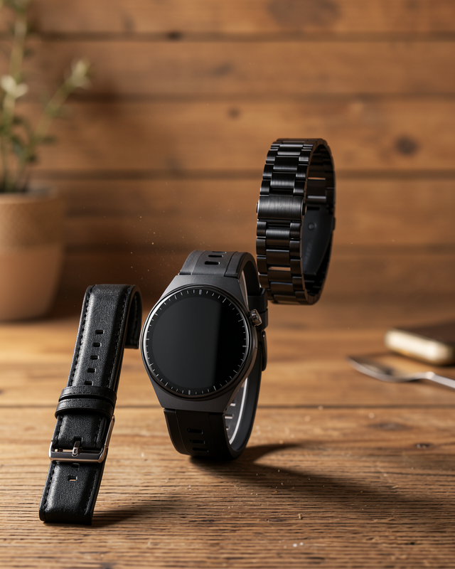 Yeni Nesil Akıllı Saat Bluetooth Görüşme, Sağlık Takibi, AMOLED Ekran ve 3 Kordon Seti