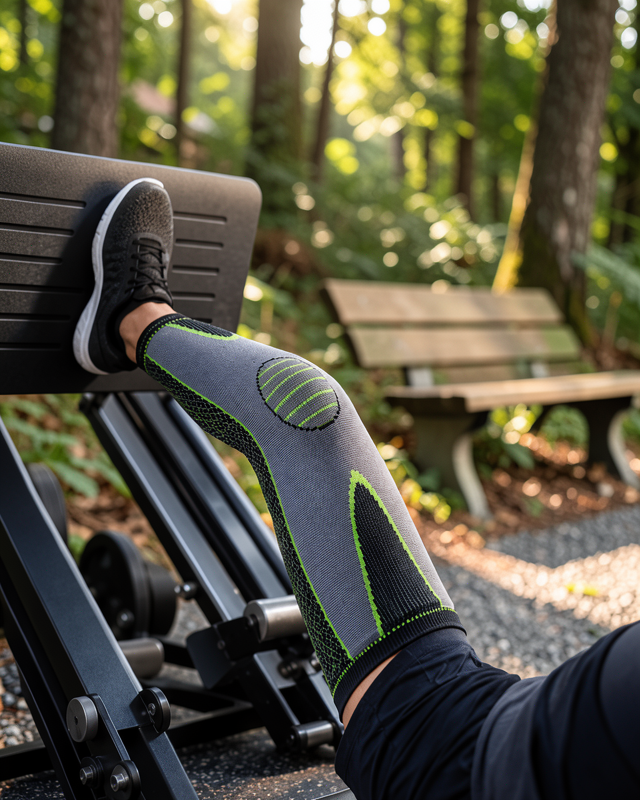 Diz Destekliği Fitness, Koşu ve Antrenman İçin Kompresyon Dizlik