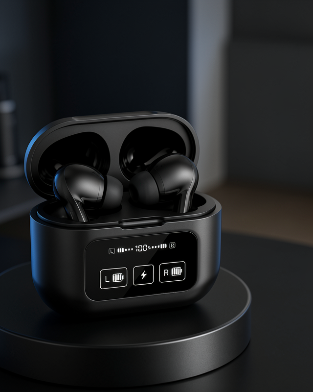 Yeni Nesil Pro Ekranlı Bluetooth Kulaklık 5.0 Bluetooth