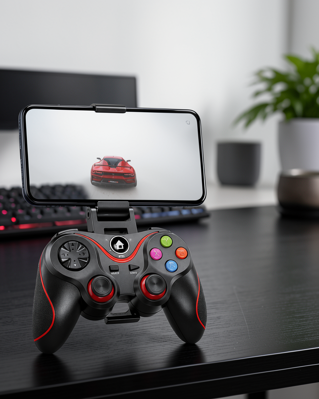 Kablosuz Oyun Kolu Bluetooth Joystick Gamepad Android Uyumlu